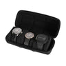 2/3/5 Slots Watch Travel Case Hard Watch Roll Organizer with Form-Fitting Pillow Red Microfiber Lining