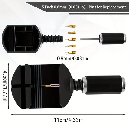 11pcs Watch Link Removal Tool Kit Strap Chain Pin Remover Repair for Watch Band Adjustment