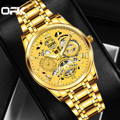 OPK8135 Men's Watch Steel Band Night Glow Waterproof
